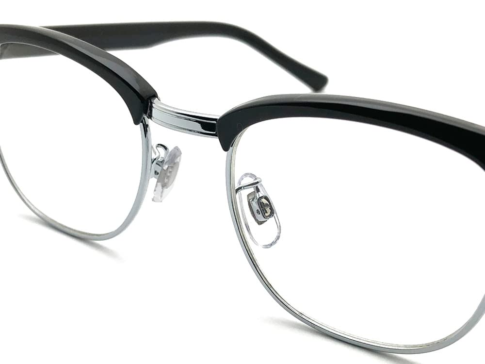 [SPEED ADDICT] SIRMONT BROW LEXINGTON SUNGLASS (BlackSilver × Clear)