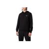 Emporio Armani FW22 Letter Casual Micro Logo Print Loose Hoodie Men hoodies Black 6LPM44-PJ05Z-1200