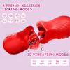 3 In1 Tongue Licking Vibrator  Mouth Biting Stimulator Masturbator Nipple Clit Massager Women‘s Orgasm Adult Couple Products