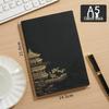 A5 Suede Leather Business Notebook, Custom Chinese-Style Diary with Logo Printing Options