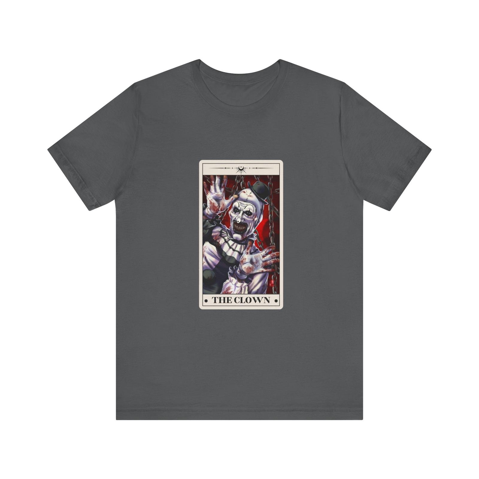 Art the Clown Terrifier Tarot Card Halloween Tee S
