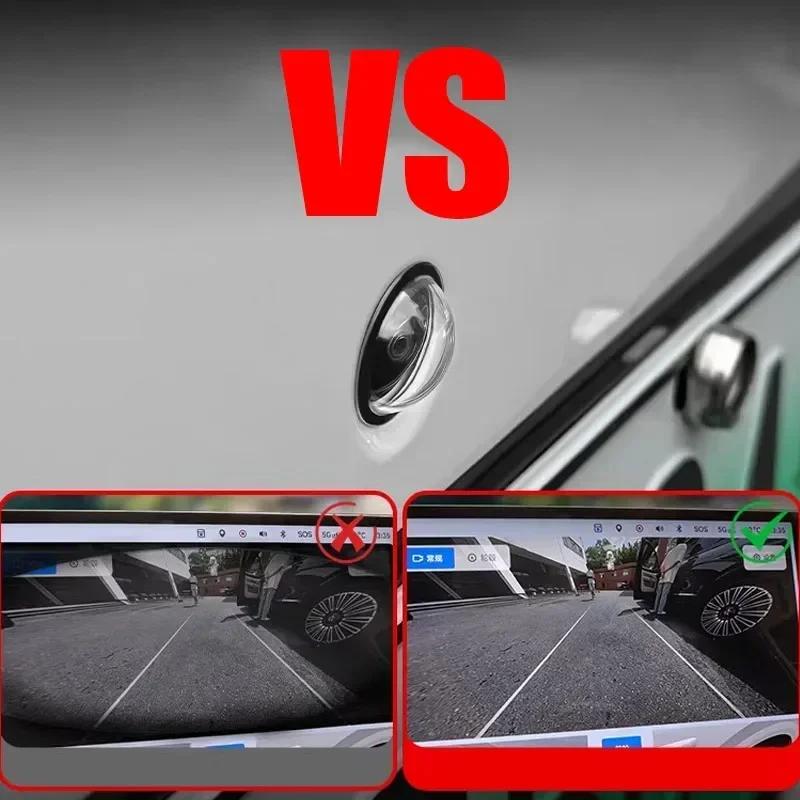 2/4PCS Car Camera Lens Protector Rear View Backup Camera Cover 360° Camera Protection Anti Scratch Waterproof