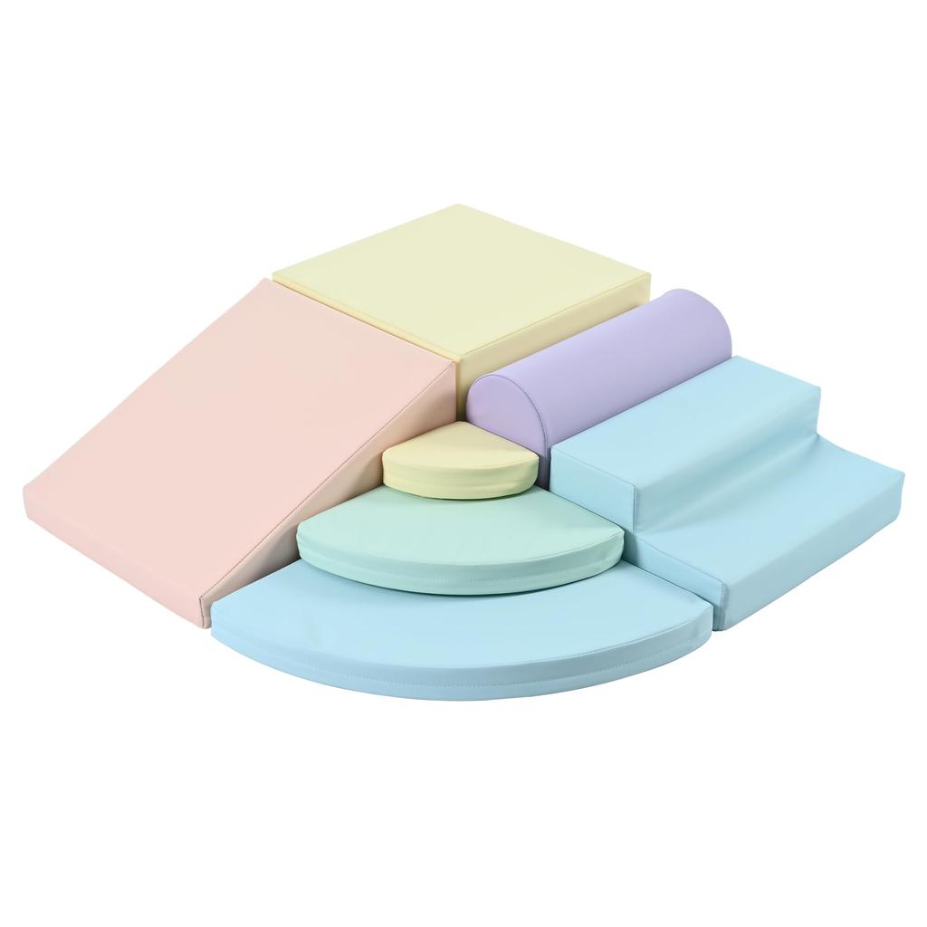 OSJ Toy Soft Blocks Athletic Blocks Cushion Kids Space Rainbow Rainbow