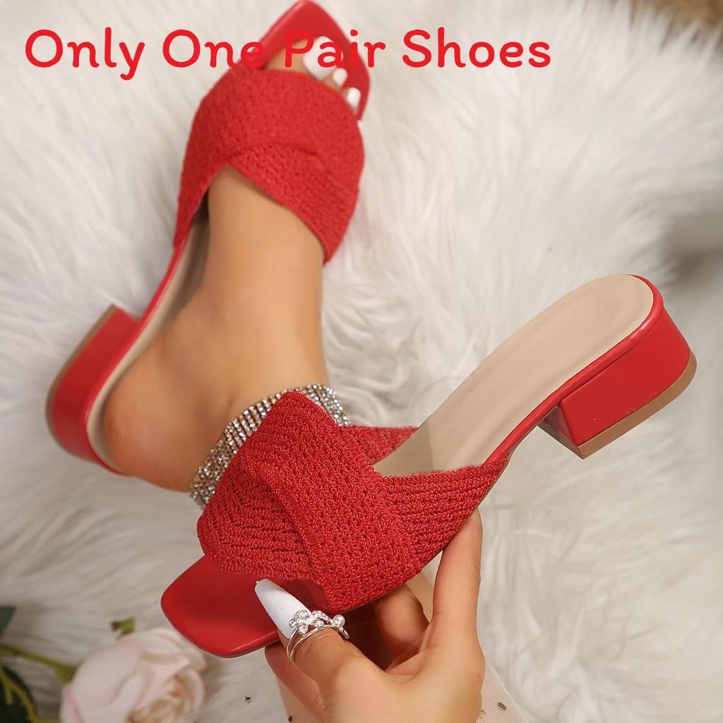 Summer Cross Strap Slide Sandals For Women With Rubber Sole And Wide Fit