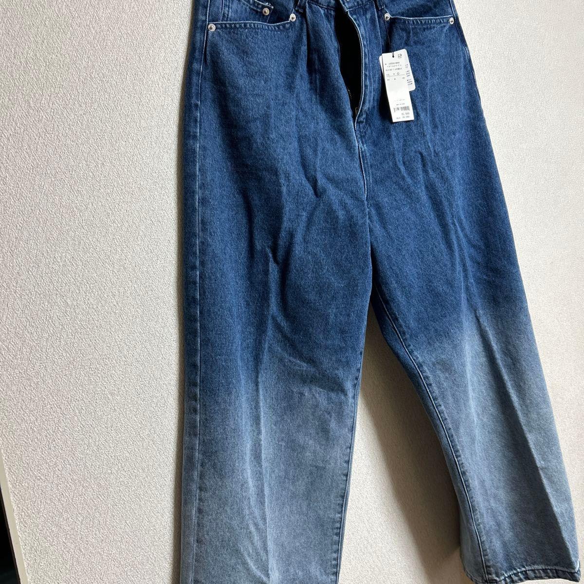 WEGO gradation baggy denim L size New, unused, with tag