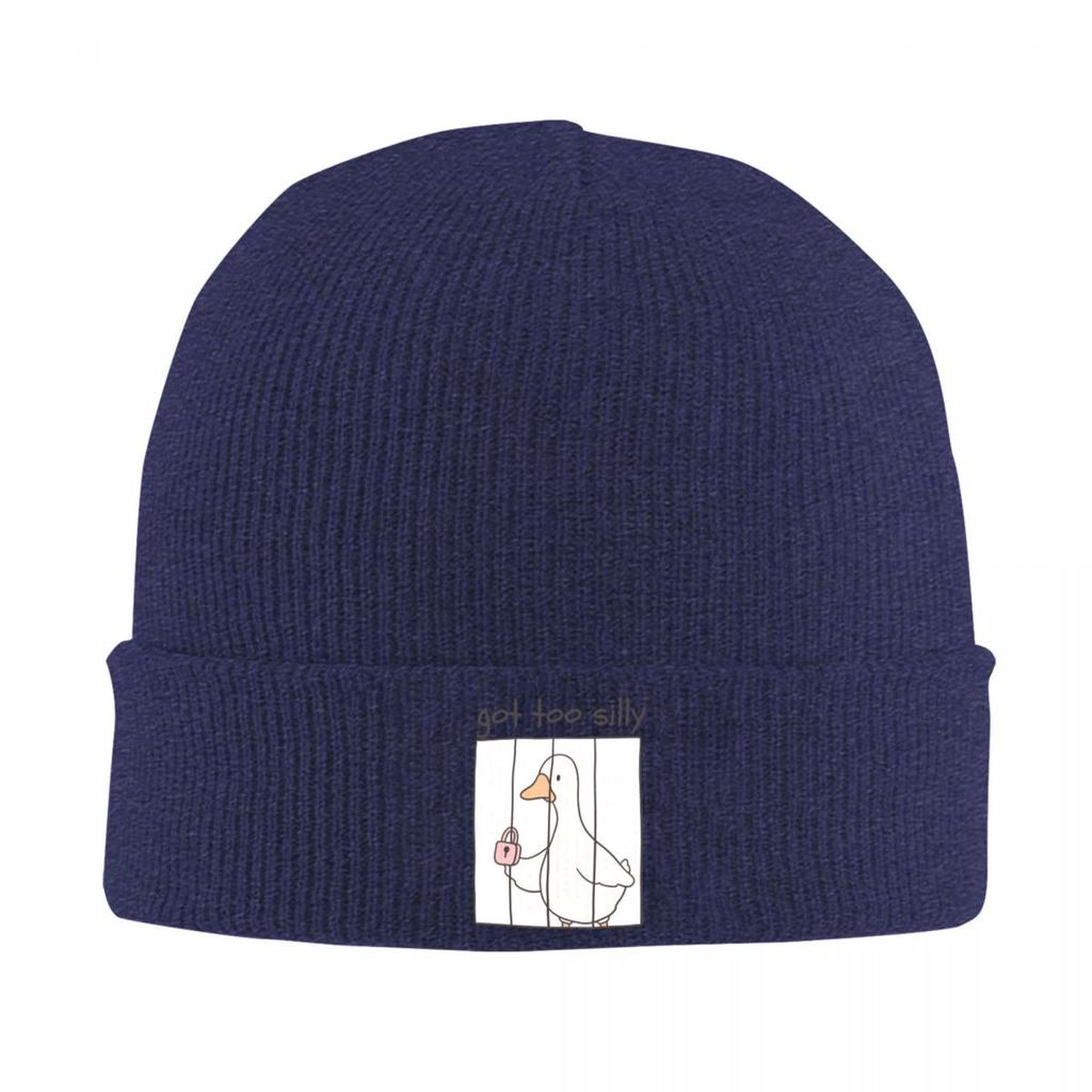 Got Too Silly Goose Funny Warm Knitted Cap Fashion Bonnet Hat Autumn Winter Outdoor Beanies Hats for Unisex Adult