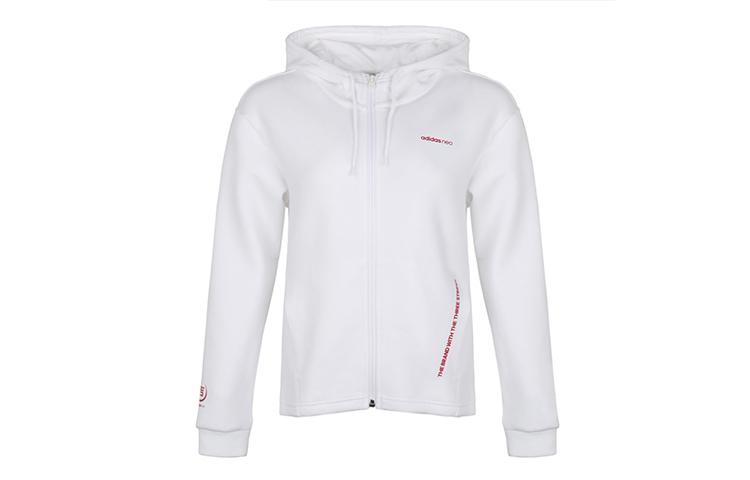 Adidas Neo Jackets Women s White Hooded Moderate Other DZ7597 S