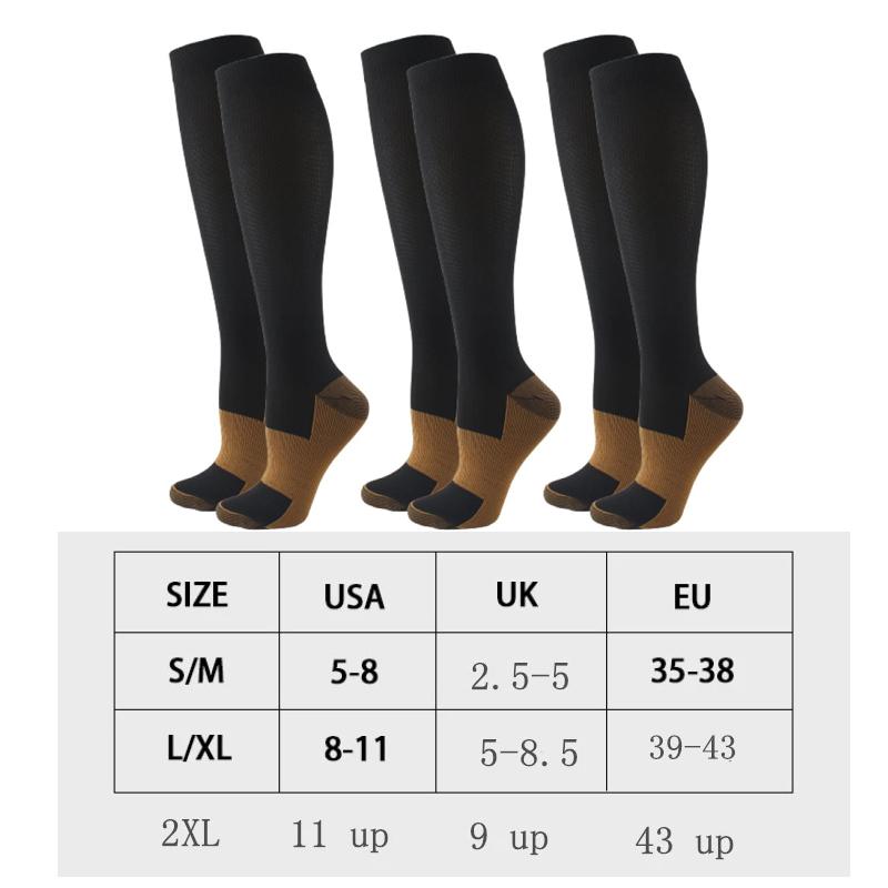 1 Pair Alpha Sole Compression Socks Alphasole Compress Socks Graduated Support for Run