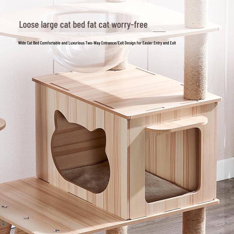 Tomigigi Multi-Level Cat Tree with Condo & Scratching Posts