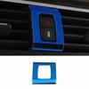 For BMW X3 G01 X4 G02 2018- Blue Steel Emergency Light Switch Cover Decor 1X