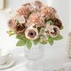 1/3PCS Artificial Flowers Silk Hydrangea Rose Holiday Wedding Bridal Bouquet Home Room Vase Table DIY Gift Scrapbook Decorations