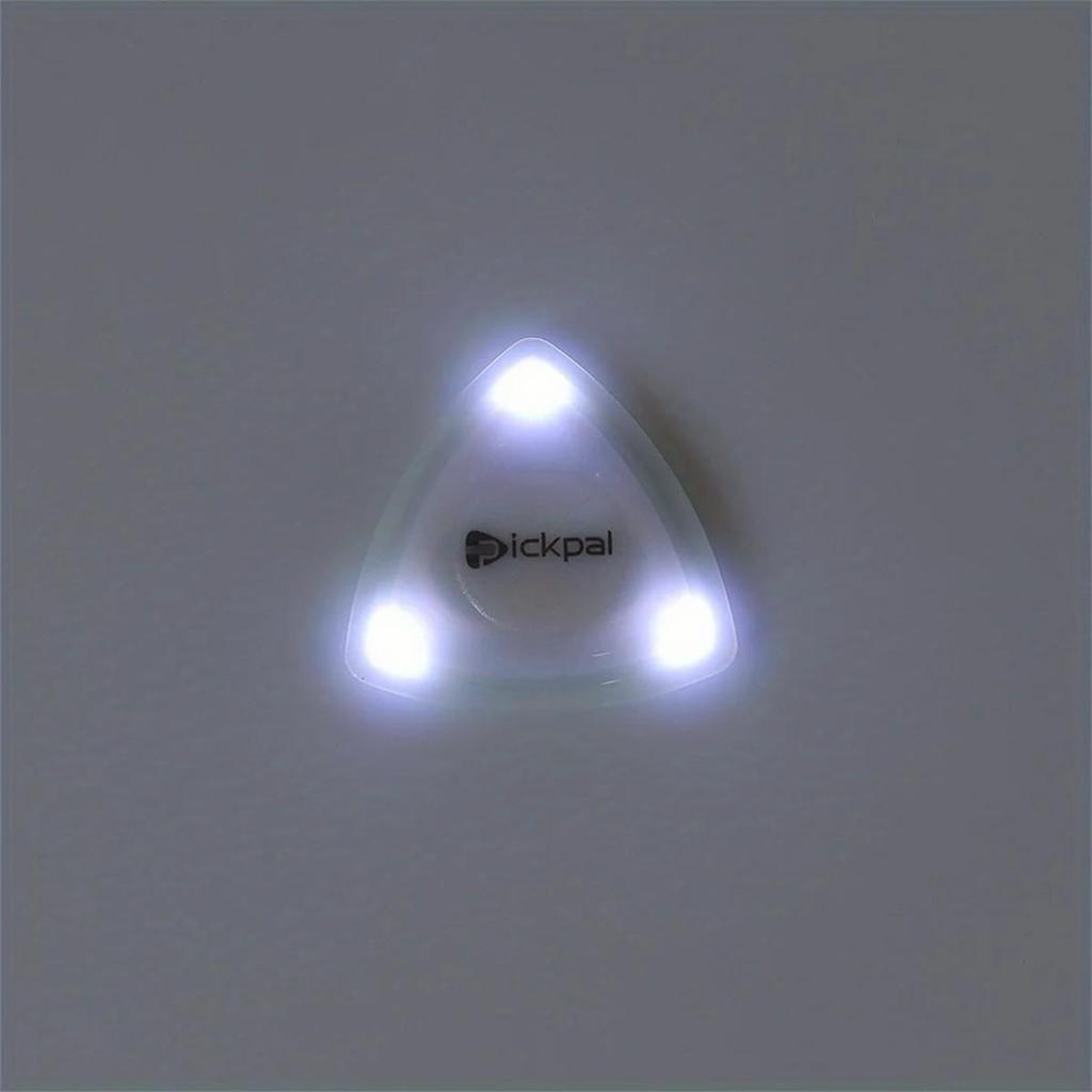 LED Luminous Guitar Pick Flash Pick for Bass Guitar Electric Guitar Ukulele 1PCS