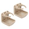 2pcs Foldable Car Cup Holder Vehicle Door Drink Holder with Screws for Marine Suv Van Boat