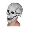 Scary Skull Mask with Movable Jaw Flexible Latex Halloween Costume Party Props Cosplay Accessory