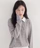 THE GREEN LAB Pinstripe Rugby T-Shirt [Light Blue]