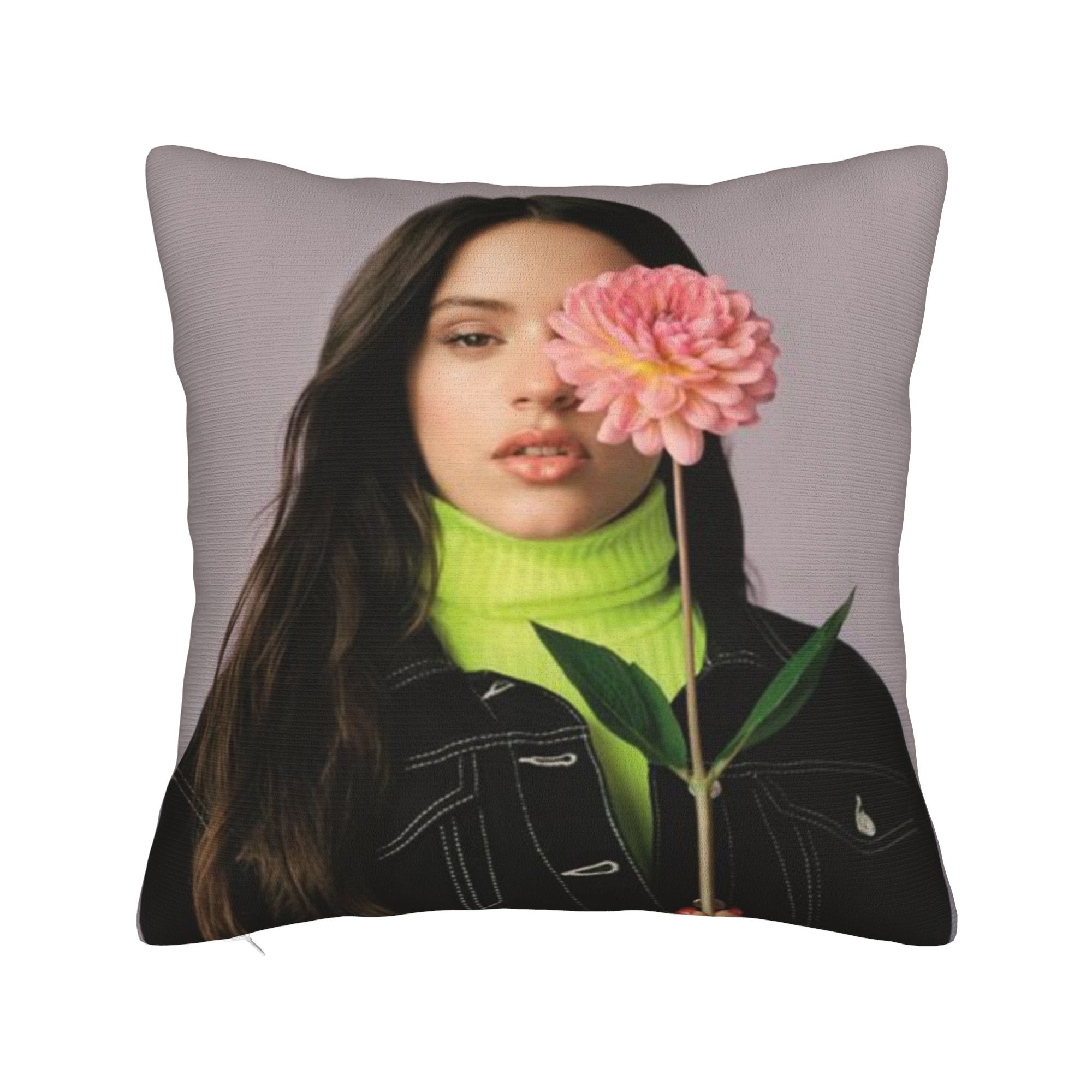 

rosalia Singer Pillow Cover Stuff Soft Cushion Cover Gift Pillow Case Cover Car Multi-Size 12x12Inch