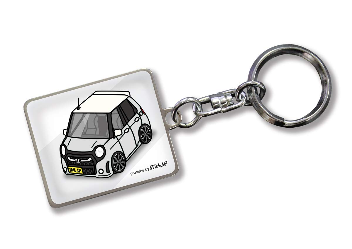 

MKJP Кастомный брелок Honda Modulo X JG1 2 Белый автомобиль Серебристый Основной цвет N-ONE