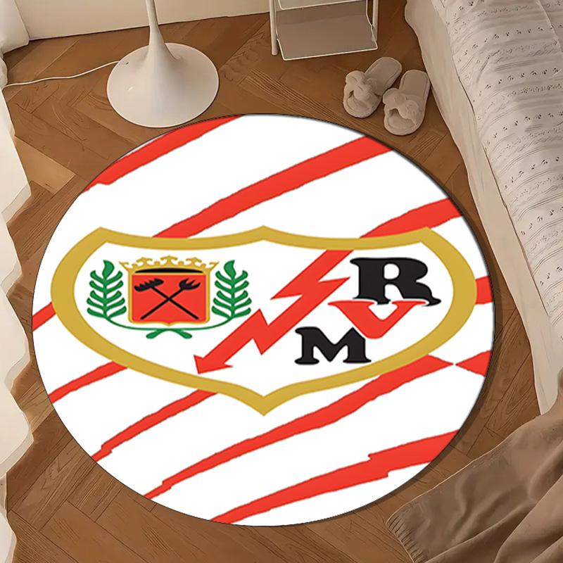 1PC Rayo Majestic Emblem Round Rug for Livingroom,Bedroom, Palyroom, Chair Rug, Area rug, Circle Carpet, Large Size Fan Christmas gift