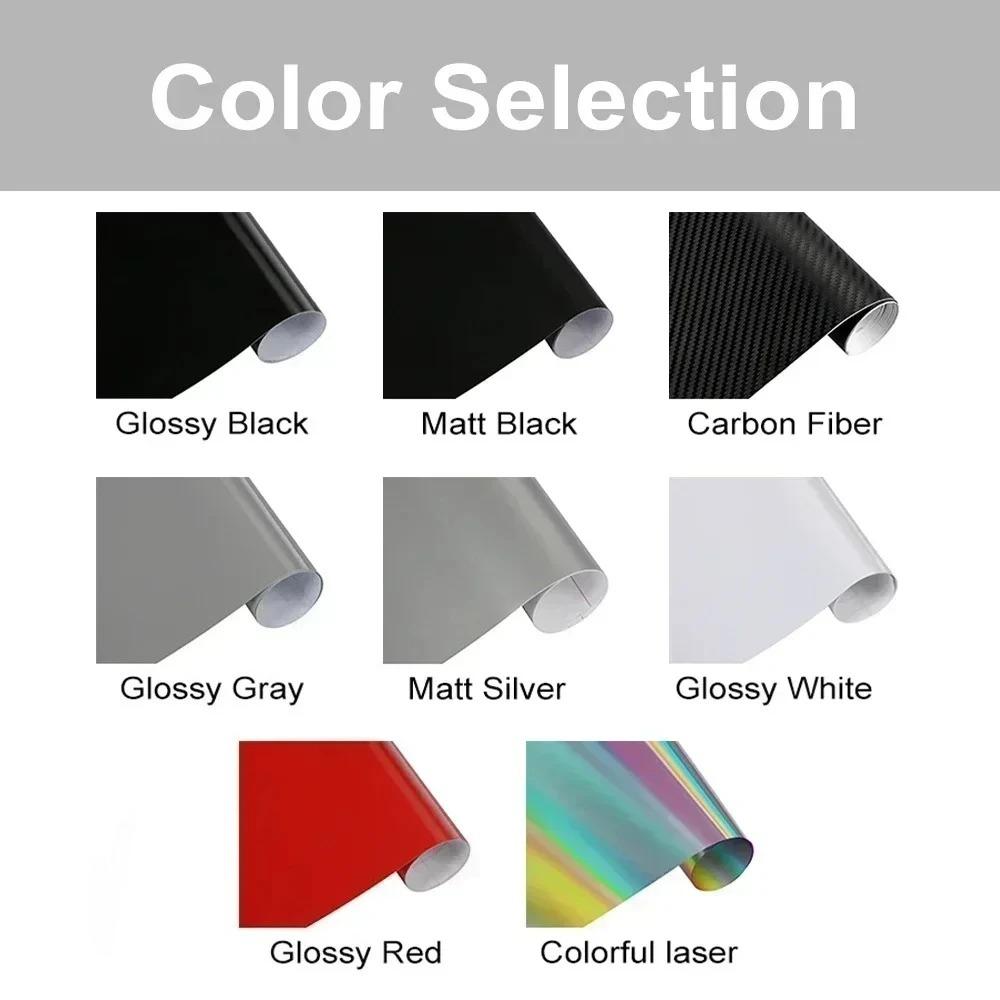 2PCS Car Door Side Skirts Stickers Self-adhesive Car Vinyl Film Decals PVC Auto Body Decoration Sticker For Volkswagen VW Lavida