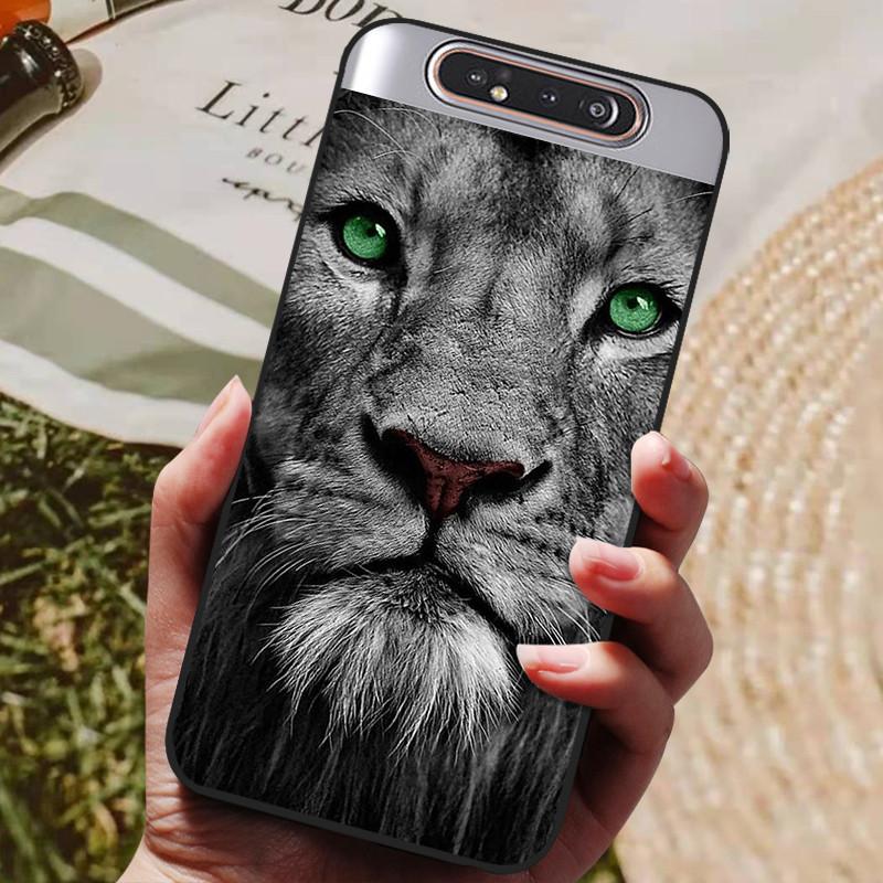Per Samsung A80 Custodia Cover Posteriore in Silicone Custodia per Telefono Per Samsung Galaxy A80 Custodie per Galaxy A 80 A805F A805 Paraurti Morbido Funda