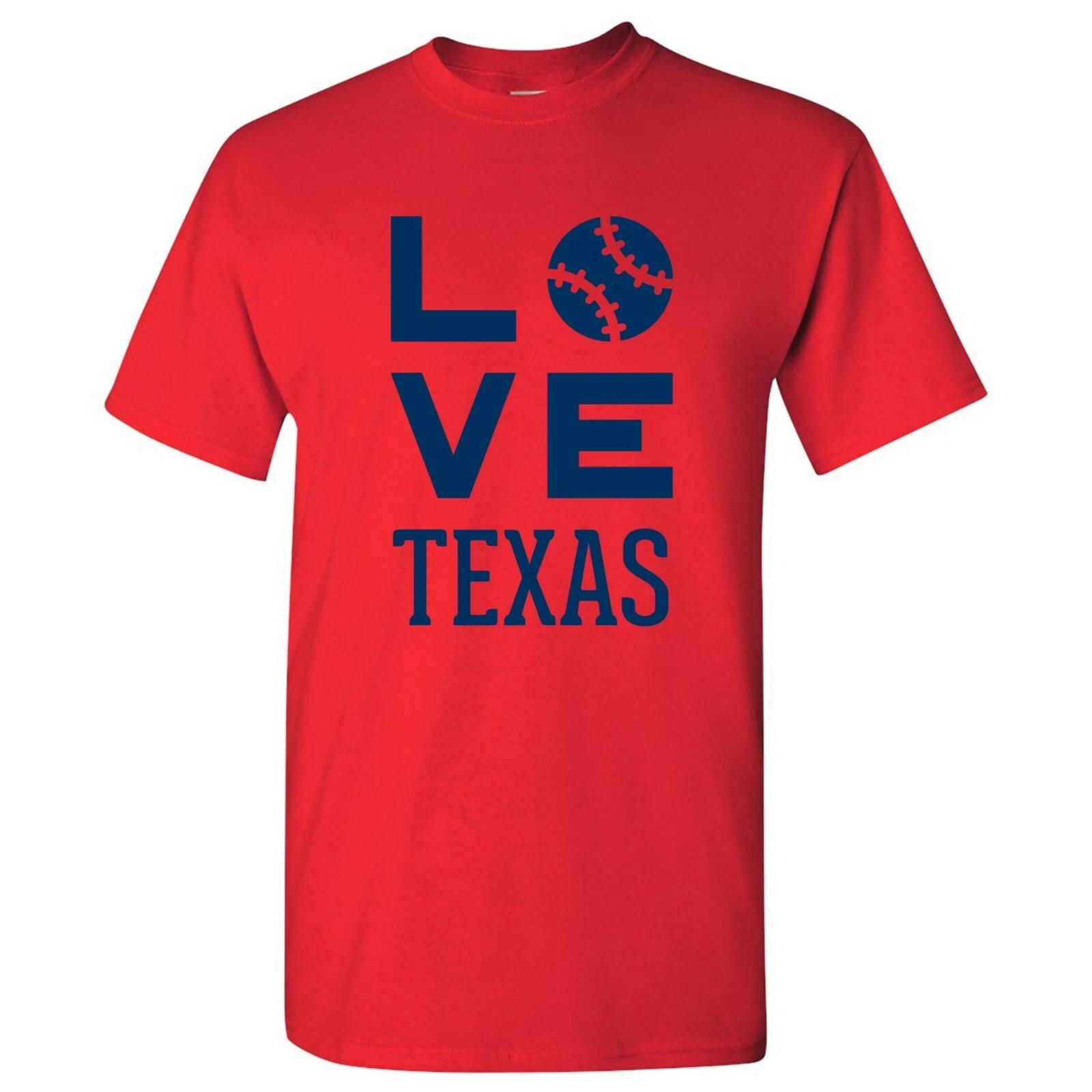 

Texas Love Baseball - Hometown Sports League Team Pride Majors T Shirt L