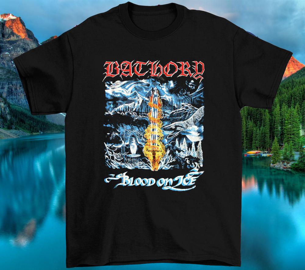 Bathory Band Blood on Ice Cotton Black Unisex S-234XL  CG958 Unisex T-Shirt XL