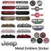 Metal Emblem Sticker Badge Body Trunk Snow Mountain Design Sticker For Jeep Wrangler Rubicon Renegade Compass Grand Cherokee jk