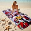1pc Mighty Morphin Power Rangers3 Beach Towel, Comfortable and Thick, and Swimming/Bath/Picnic/Camping Towel, Suitable for Seaside Beaches