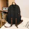 Girl Schoolbag Male Solid Color Backpack Female Large Capacity Travel Bag