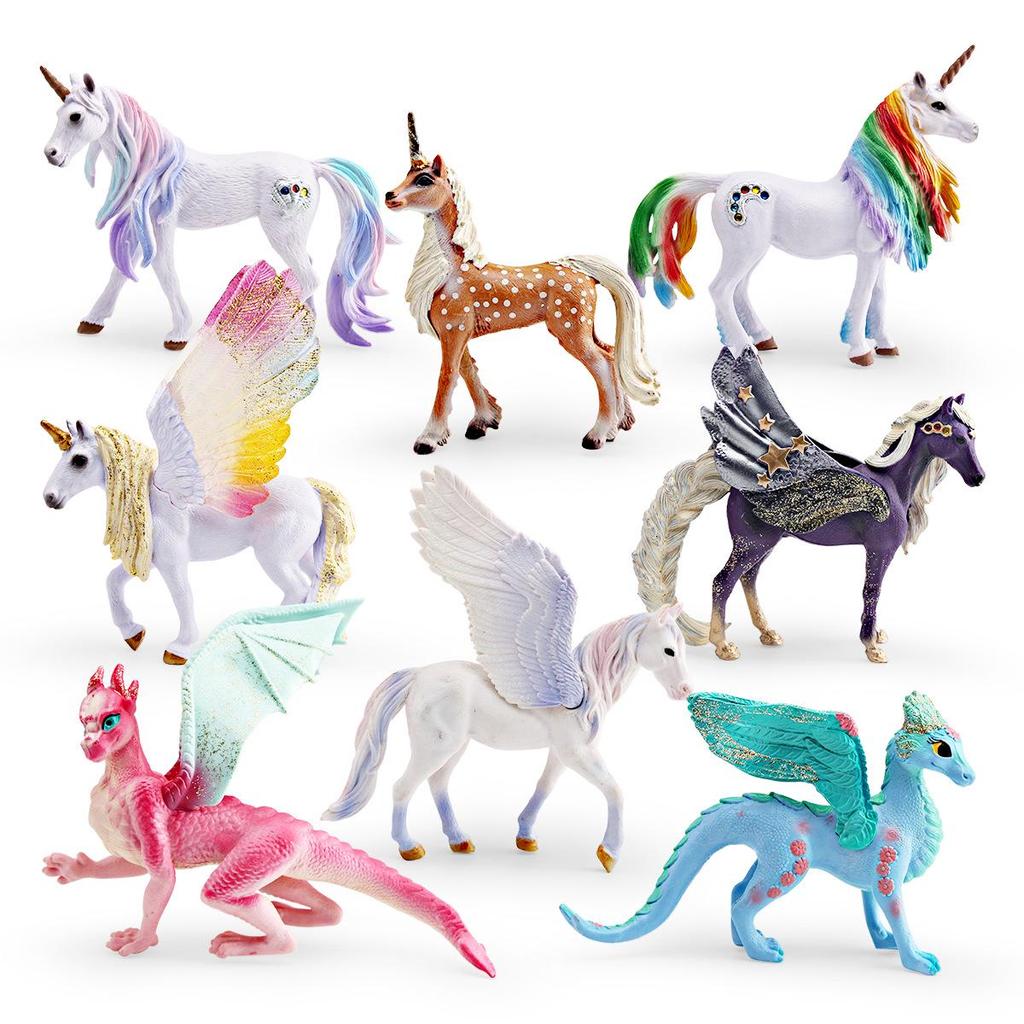 Cross-border Pegasus & Unicorn Mythical Creature Model for Kids
