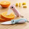 Ceramic Folding Fruit Knife Household Creative and Cute Mini Portable Sharp Knife Fruit Peeler Multi-functional Cartoon Peeler