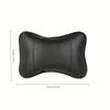 Car Neck Pillows Both Side Pu Leather 1pcs Pack Headrest For Head Pain Relief Filled Fiber Universal Car Pillow