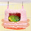 Winter Warm Bird Nest for Cage Comfortable Bird Bed Hanging Hammock Shed Hideaway Hut for Macaws African Grey Amazon Parrots