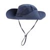 Women's Retro Bucket Hat 10cm Wide Brim Cowboy Fisherman Cap Sunscreen Summer Outdoor Fishing Hiking Windproof Bob