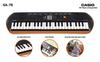 Casio Mini Keyboard Casiotone 44 Mini 100 Accurate Pitch for Convenient LCD Dual Power Supply (CASIO) SA-76 Keys, Built-in Tones, Tuning, Screen,