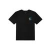 Vans Pizza Letter Print Casual Crew Neck Short Sleeve T-Shirt Unisex Tops Black VN0A54K4BLK