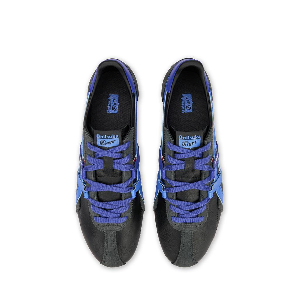 Onitsuka Tiger Runspark 2.0 Cow Leather Versatile Low top Casual Shoes Unisex Black/Blue 1183C606-001