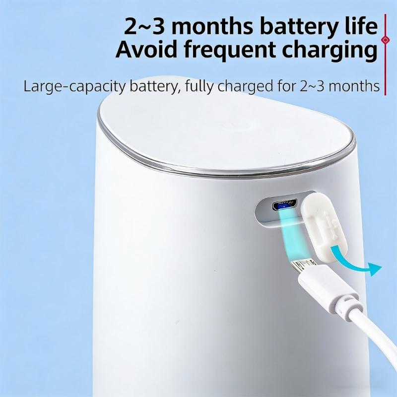 Modern Hygienic Hand Soap Dispenser Large Capacity 500ML Rechargeable For Restaurants Medicalcare Centers And Homes