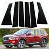 6 Pezzi Copertura Adesiva Trim Montanti Pilastri Finestrini Portiera Auto Parti Colonne Esterne Nero Lucido Per Nissan X-trail/Rogue T33 2022 2023