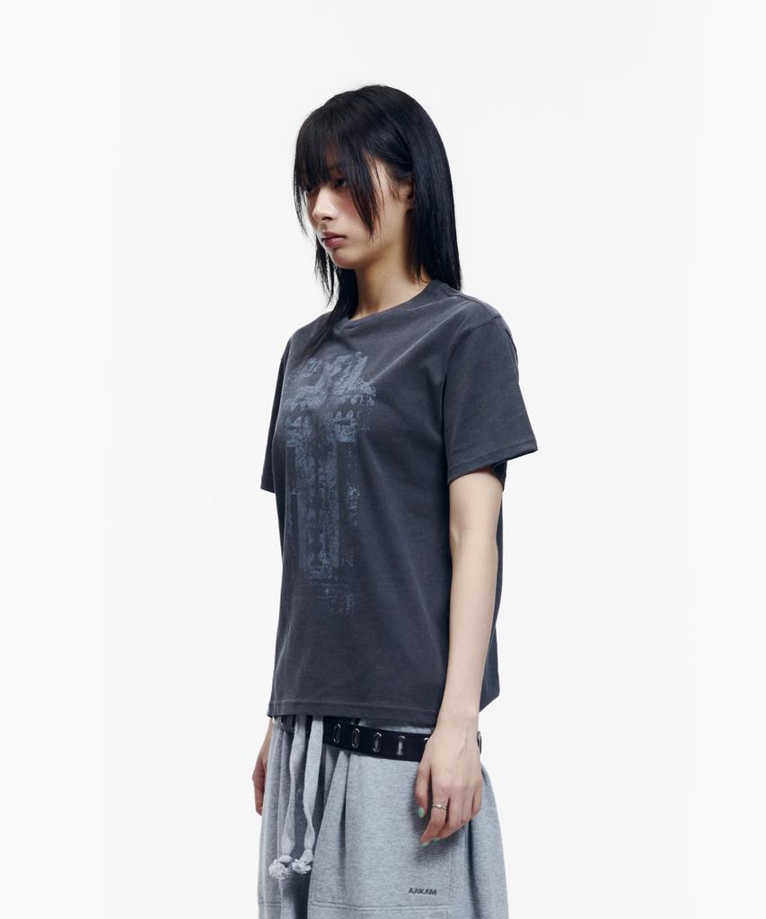 AAKAM Razor Cross Half Top (Charcoal)