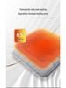 Plush Heated Car Seat Cushion - Winter Warm Fleece-Lined Thickened Cushion
