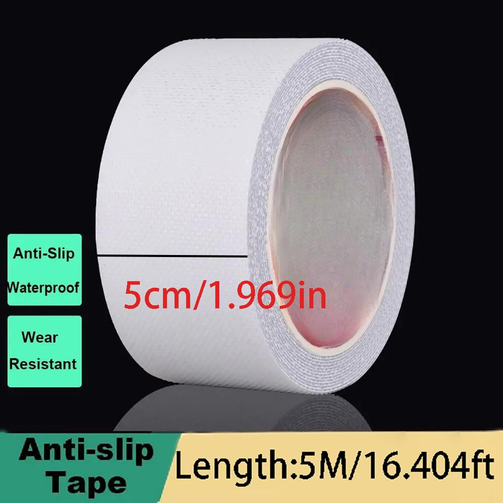 1 Roll 2.5cm x 5M Transparent Anti-Slip Safety Tape – Heavy-Duty PVC Waterproof Grip Tape for Stairs, Showers, Balconies