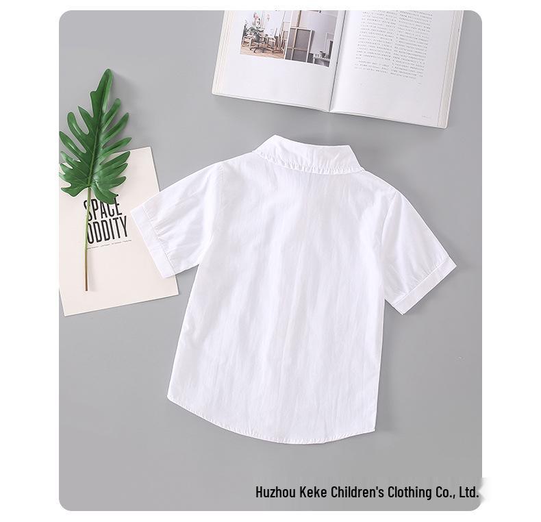 2025 Washable Cotton Lace White Shirt for Girls, Casual Round Neck, Long/Short Sleeves (Medium-Large Sizes)
