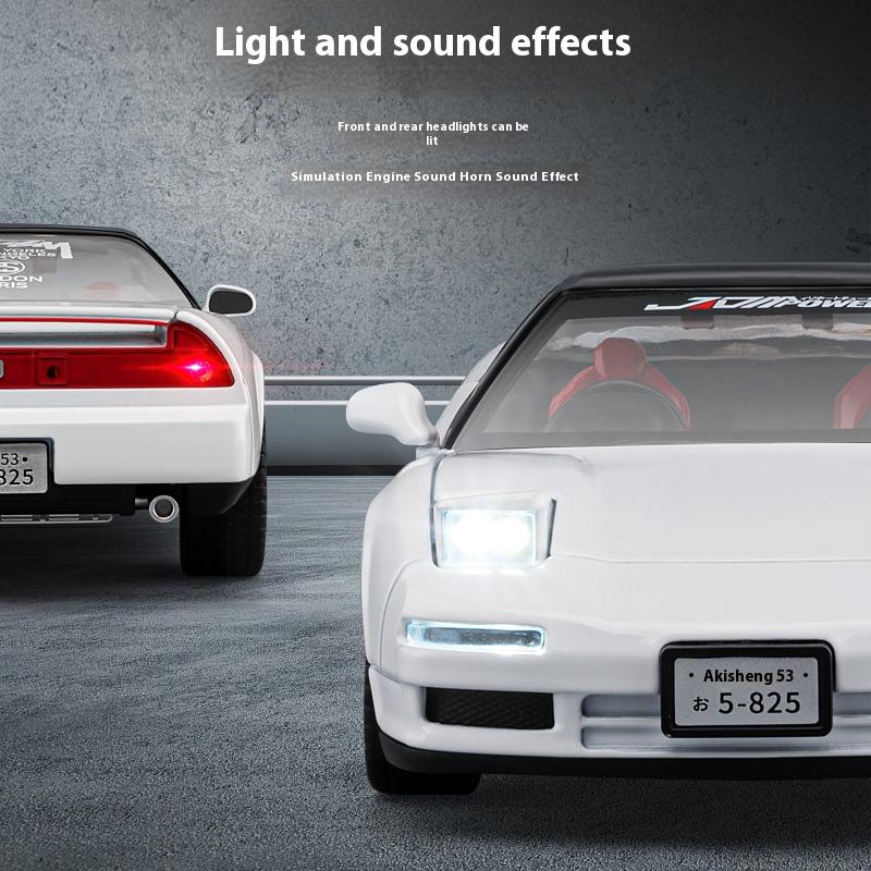 1/22 Honda Cool NA1 Alloy Model, Cool Sound and Light, Exquisite Desktop Ornaments, The Best Collection for Car Model Enthusiasts