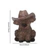 Highland Cow Statue Small Modern for Fireplace Table Centerpiece Entrance