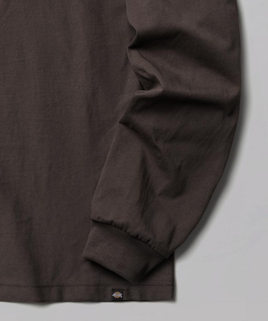 Dickies Bag Mono Logo Long Sleeve Brown