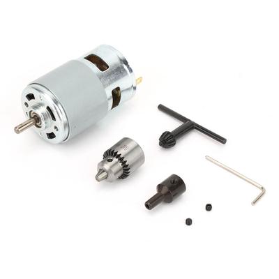Moteur Électrique 775 Haute Puissance 12 30V Grand Couple Arbre à Roulement à Billes avec Ventilateur de Refroidissement