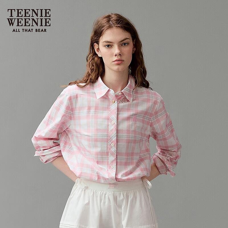 Teenie Weenie Women s Plaid Long Sleeve Shirt M