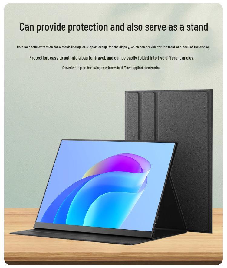 15.6" Portable Monitor: Expand Your Laptop or Game with HD IPS(Screen)