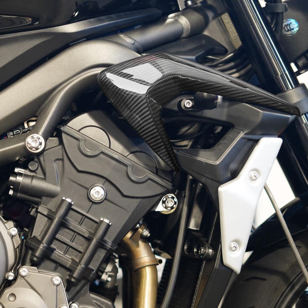 Motorcycle Carbon Fibre Side Fairing Protection Cover for Triumph Street Triple 765 2021-2022